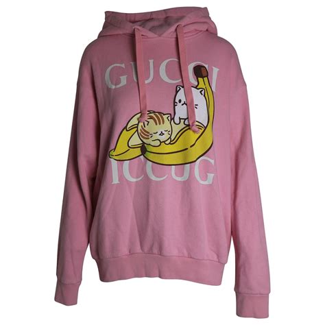 banana x gucci|Gucci bananya hoodie.